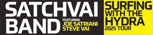 satchvai tour 2025 | Steve Vai | Joe Satriani | stevevai.it